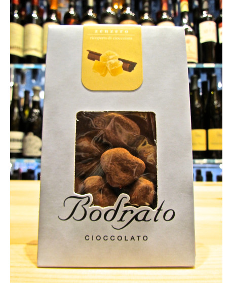 Vendita online Zenzero ricoperto di cioccolato Bodrato - Novi Ligure. Shop on line Bodrato frutta ricoperta di cioccolata fonden
