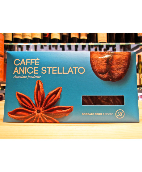 Vendita online Tavolette di Cioccolato Bodrato Fondente Con Caffè e Anice Stellato. Shop on line Tavolette di cioccolato Bodrato
