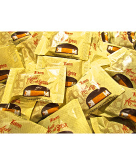 Online sales Torroncini Strega Alberti Heralds with sponge cake with Strega. Shop online at Crunchy Nougat Witch Witch Witch alb