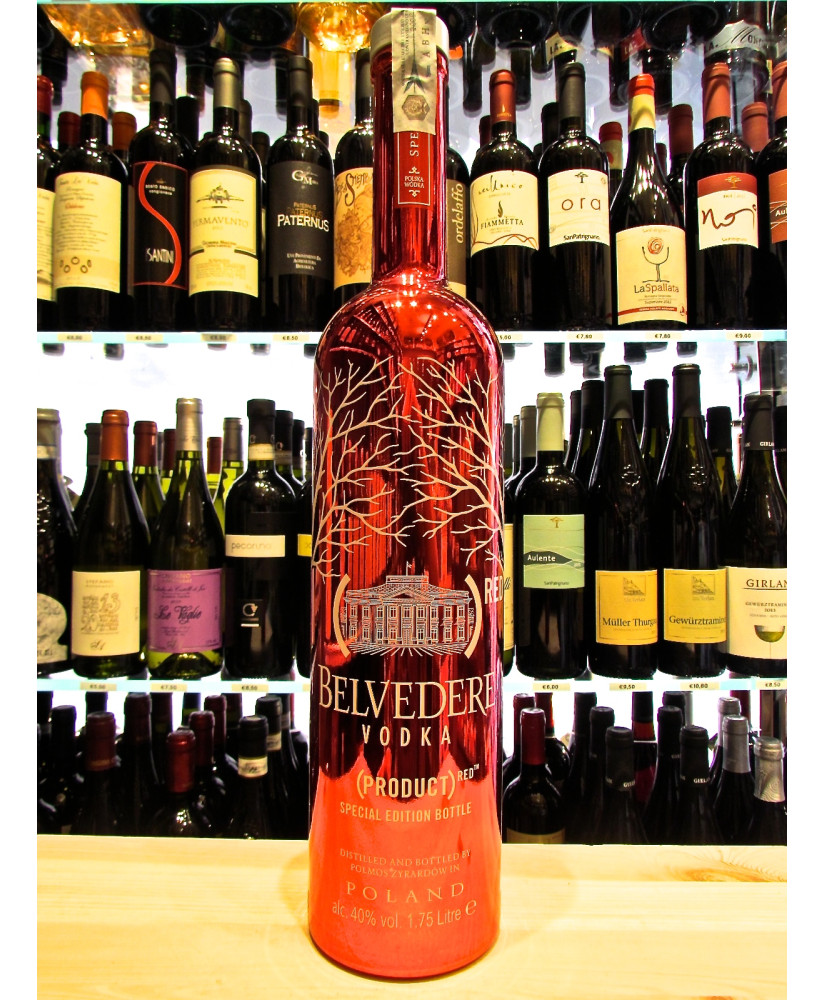 Belvedere Vodka Red Limited Edition by Laolu 1 Liter - Glendale Liquor Store