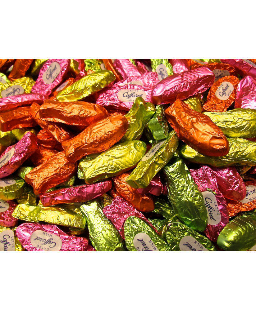 Vendita online cioccolatini Pesciolini Caffarel di Torino a forma di pesci - Cioccolato al latte. Shop on line cioccolatini al l