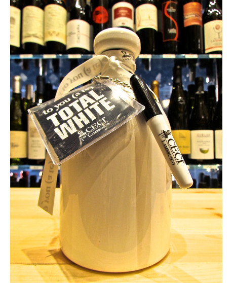 Vendita online Bolle di Lambrusco Bianco Total White delle Cantine Ceci - TO YOU (A TE) Total White - Con originale bottiglia bi