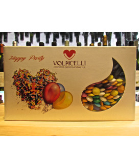 Confetti al Cioccolato Volpicelli Lenticchie - Vendita online confetti colorati piccoli lenti arcobaleno per cerimonie, battesim