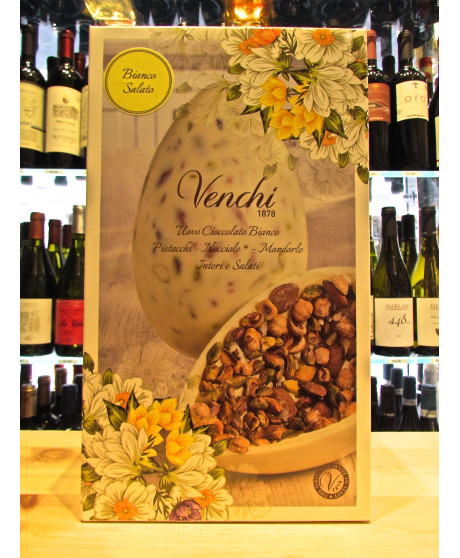 Vendita online uova di cioccolato Venchi 2015, bianco con frutta secca salata. Shop on line uova di cioccolata senza glutine per Vendita online uova di cioccolato Venchi 2015, bianco con frutta secca salata. Shop on line uova di cioccolata senza glutine per