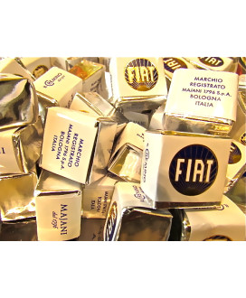 Vendita online Cremini Fiat di Majani Bologna a €30.00 al Kg. Shop on-line cioccolatino cremino Majani alle nocciole e mandorle.