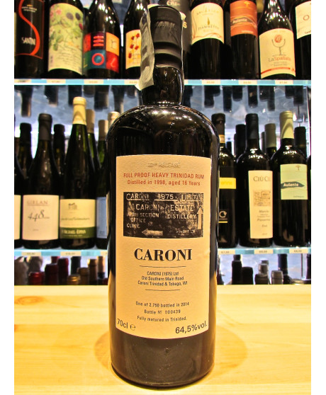 Vendita online Rum Caroni 1998 Edizione Limitata Full Proof Heavy Trinidad Rum invecchiato 16 anni. 100% Trinidad Rum 64,5%vol. 