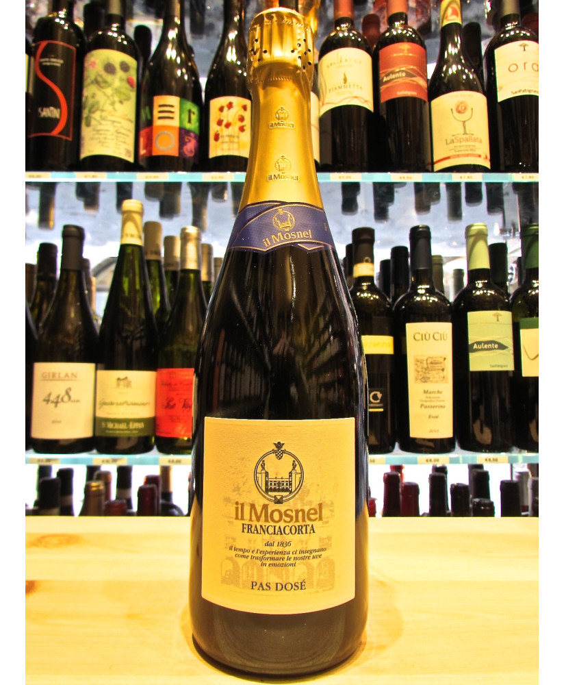 Vendita online e prezzi Franciacorta DOCG Il Mosnel Pas Dosé di Emanuela Barboglio e figli. Vino bianco frizzante non dosato azi