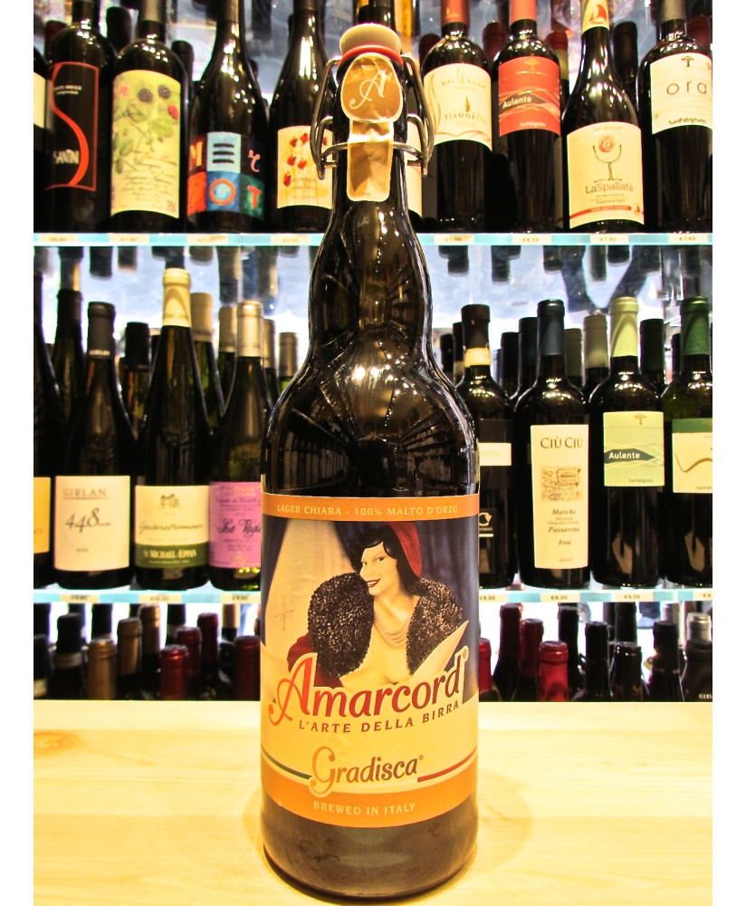 Vendita online birre artigianali di Rimini Amarcord da 1 litro. Prezzi online Birra Gradisca Amarcord. Acquistare a Rimini birra