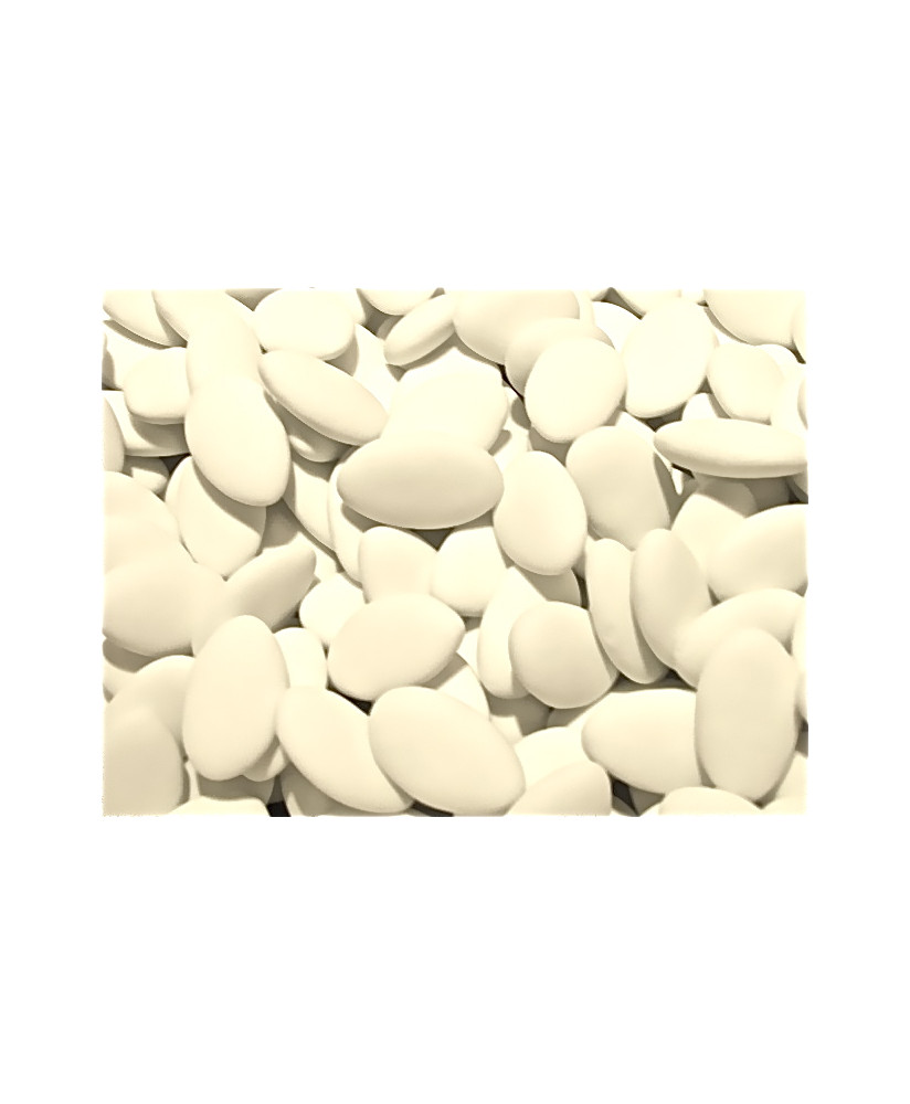 vendita online confetti bianchi al cioccolato per feste cerimonie bomboniere shop on-line confetto volpicelli di nola con poco z