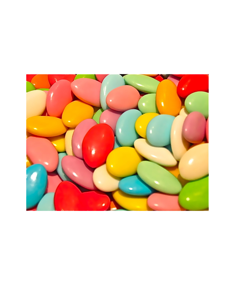Confetti al Cioccolato Volpicelli - Vendita online confetti colorati arcobalendo con cioccolato e fine strato di zucchero per ce