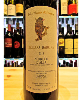 Vendita online vini piemontesi Marziano Abbona Bricco Barone Nebbiolo d'Alba. Shop on-line vino piemontese miglior prezzo.