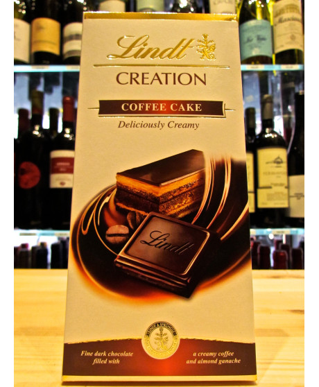 New in 2015! Online sales of chocolate bars Coffee Cake Lindt & Sprüngli Creation of dark chocolate