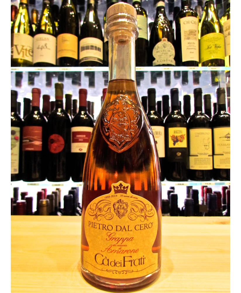 Vendita online e prezzi Grappa di Amarone Ca' dei Frati, Pietro dal Cero. Shop online grappe dell'azienda Agricola Ca' dei Frati