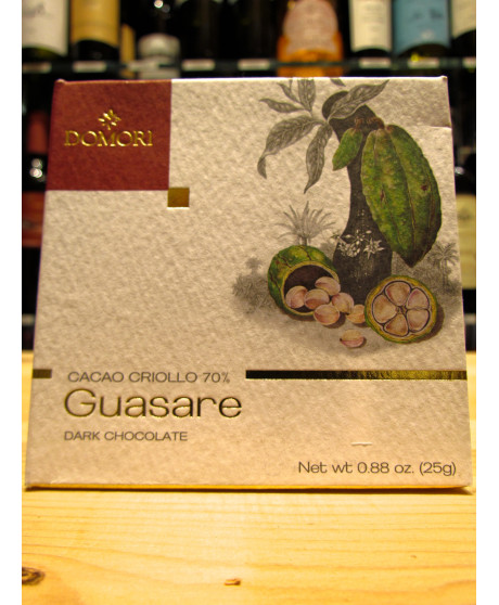 (6 BARS X 25g) Domori - Guasare - Dark Chocolate 70% - Cocoa Criollo