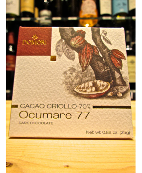 (3 TAVOLETTE X 25g) Domori - Ocumare 77 - Fondente 70% - Cacao Criollo