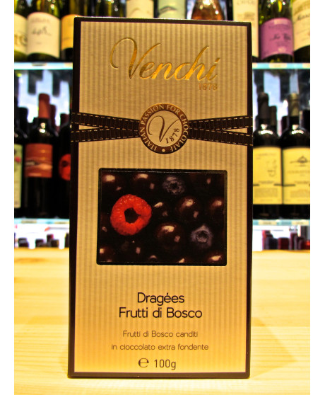 Online sales boxes dragees VENCHI of Cuneo. Shop online Berries candy covered with chocolate chips VENCHI canned blueberries, bl