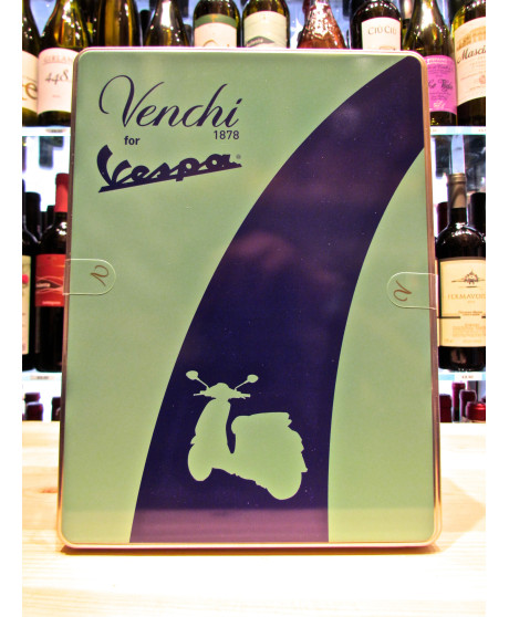 VENCHI - ASSORTED CHOCOLATES - 200G - GREEN METAL BOX VENCHI LIMITED FOR VESPA