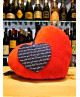 (2 PELUCHES) Perugina - Cuscino Baci Rosso - 100g 