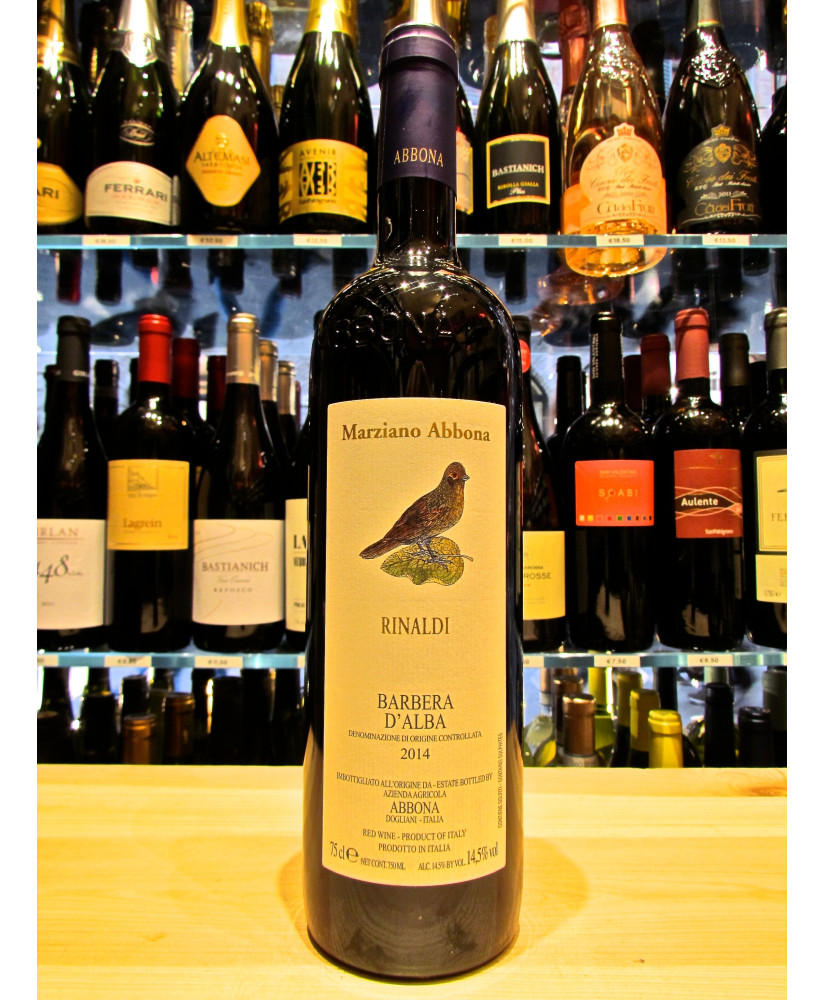Vendita online vini piemontesi Marziano Abbona Rinaldi Barbera d'Alba. Shop on-line vino piemontese miglior prezzo on line.