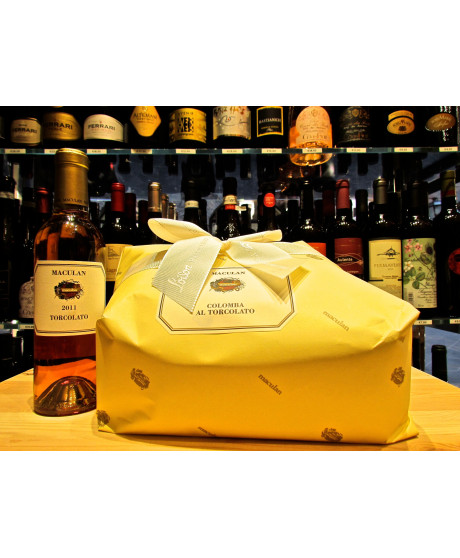 Vendita online Colomba di Pasqua al Vino Torcolato Maculan e uvetta. Shop colombe artigianali Loison di Costabissara, qualità!
