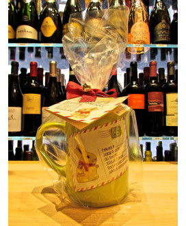 Online sales Cup Lindt Gold Bunny, with little bunnies. Shop online cup Bunnies, Bunny in a gift box ceramic cup Lindt. Best pri