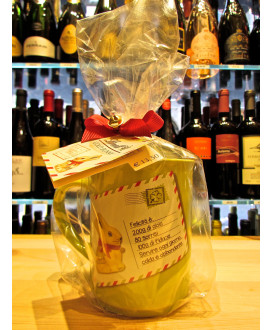 Vendita online Tazza Lindt Gold Bunny, con coniglietti piccoli. Shop on-line tazza Coniglietti, Bunny in confezione regalo tazza