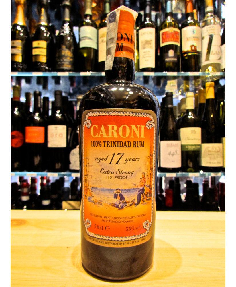 Vendita online Rum Caroni 1998 invecchiato 17 anni. 100% Trinidad Rum 50%vol. Shop on line al miglior prezzo Rhum 