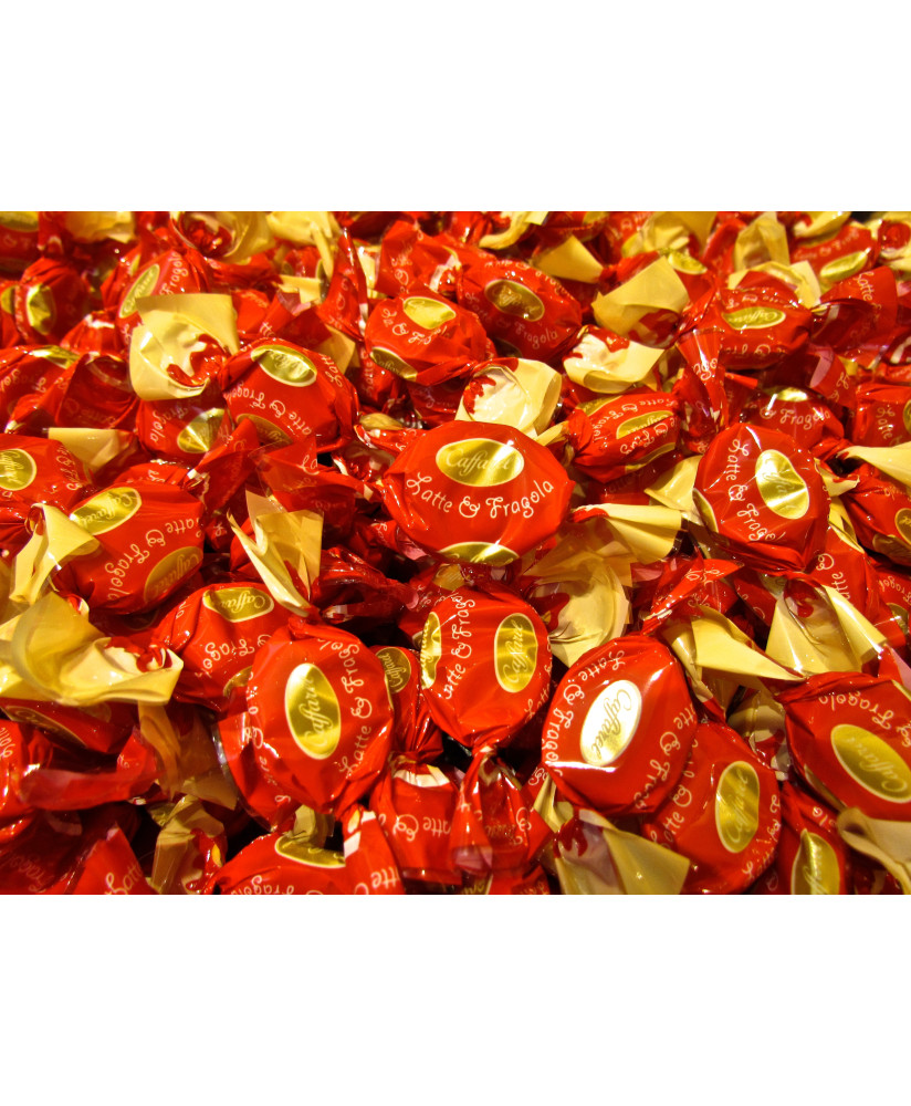 Caffarel Caramelle Latte e Fragola. Vendita online caramelle Caffarel dure al gusti di latte e fragola