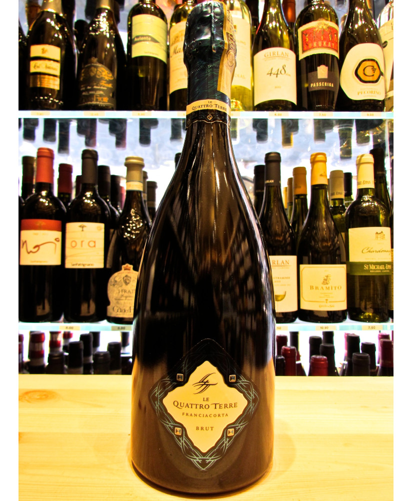 Vendita online Franciacorta Le Quattro Terre Brut, 100% Chardonnay. Miglior prezzo franciacorta Quattro Terre enoteca online