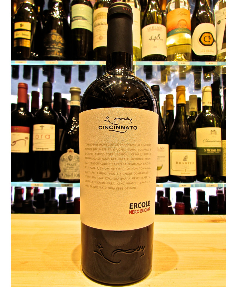 Cincinnato Ercole Nero Buono vini rossi del Lazio. Vendita online vino rosso Lazio Cincinnato fattoria di Cori. Miglior prezzo