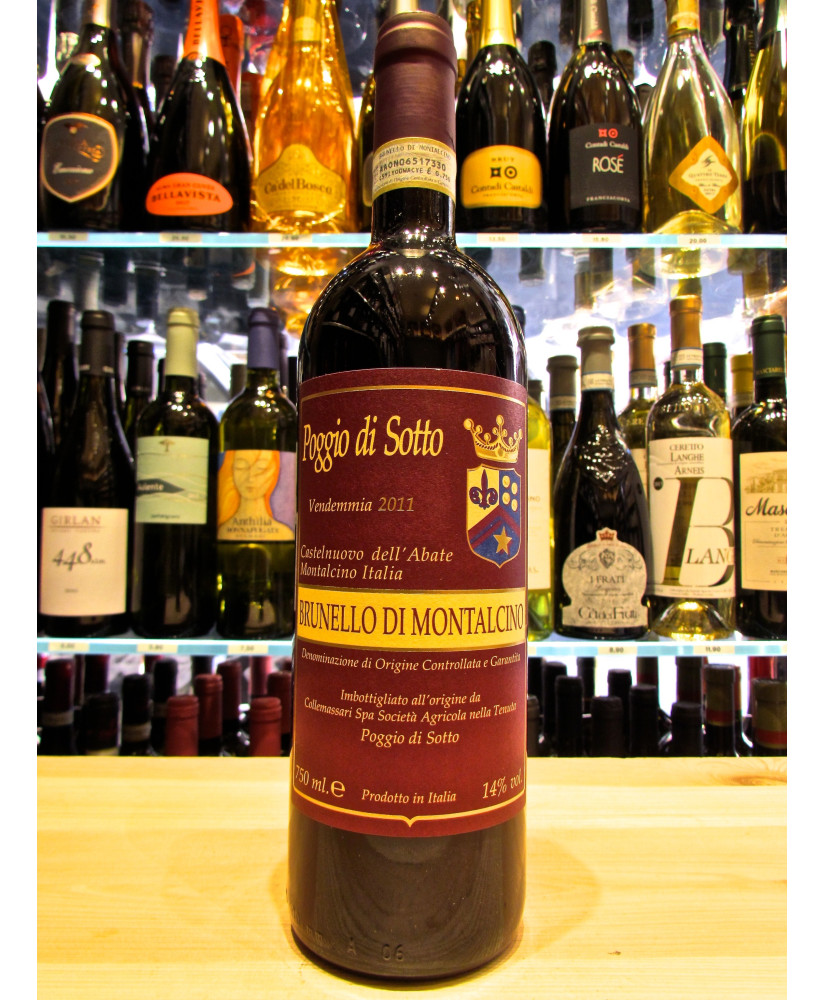 Poggio di Sotto Brunello di Montalcino, Castel Nuovo dell'Abbate. Vendita online vini rossi toscani di qualità, miglior prezzo.