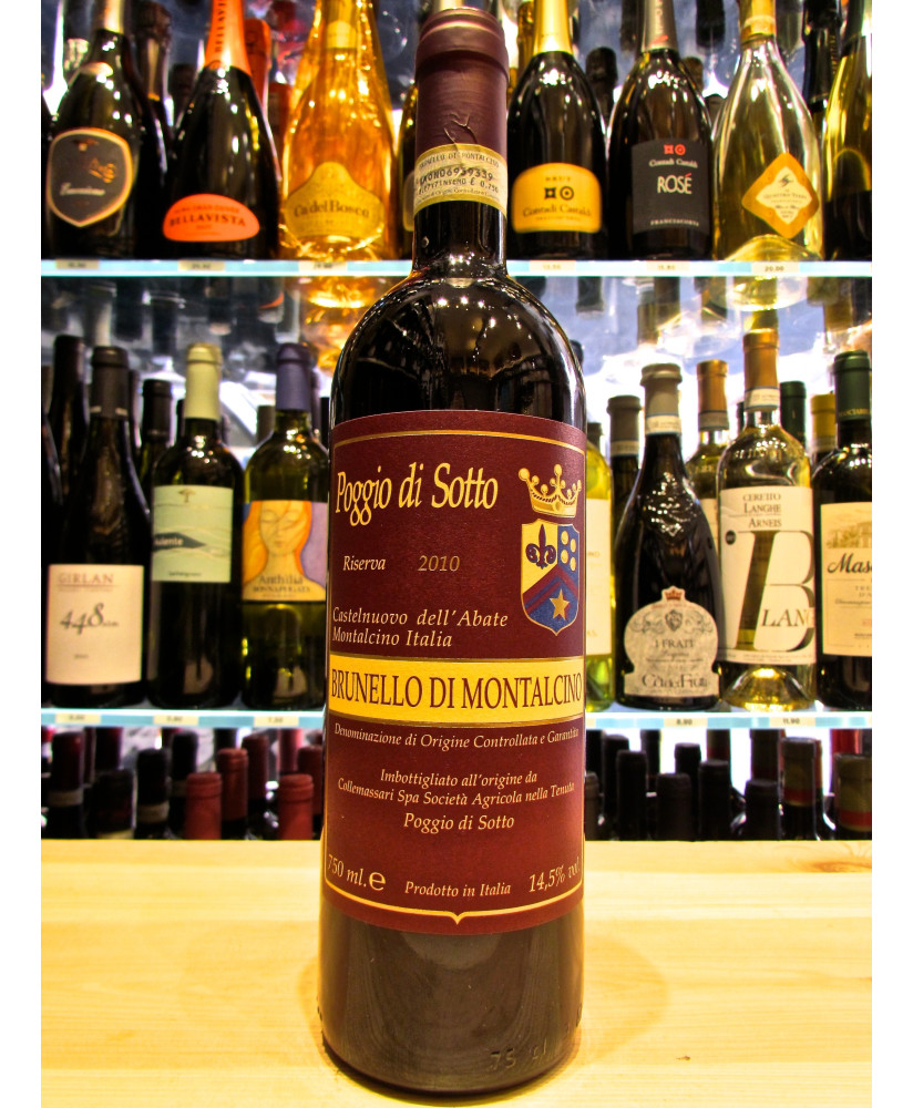 Poggio di Sotto Brunello di Montalcino Riserva, Castel Nuovo dell'Abbate. Vendita online vini rossi di qualità, miglior prezzo.
