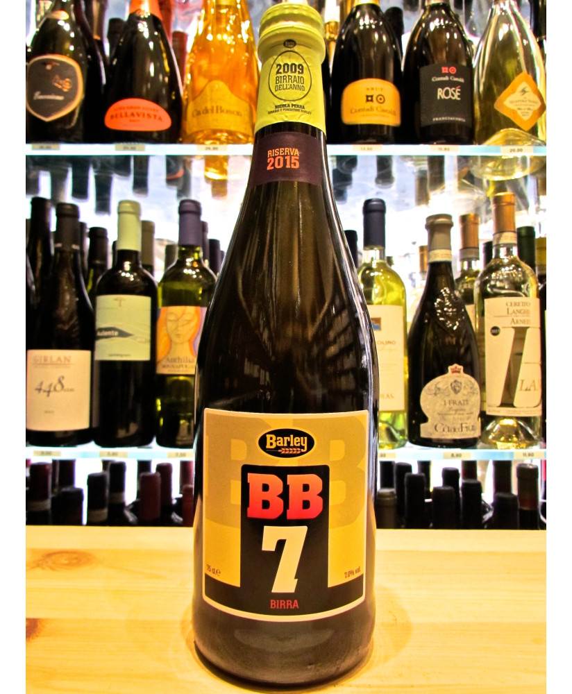 Vendita online birra Barley BB7 con mosto d'uva. Shop online birrificio Barley, birra artigianale BB7 