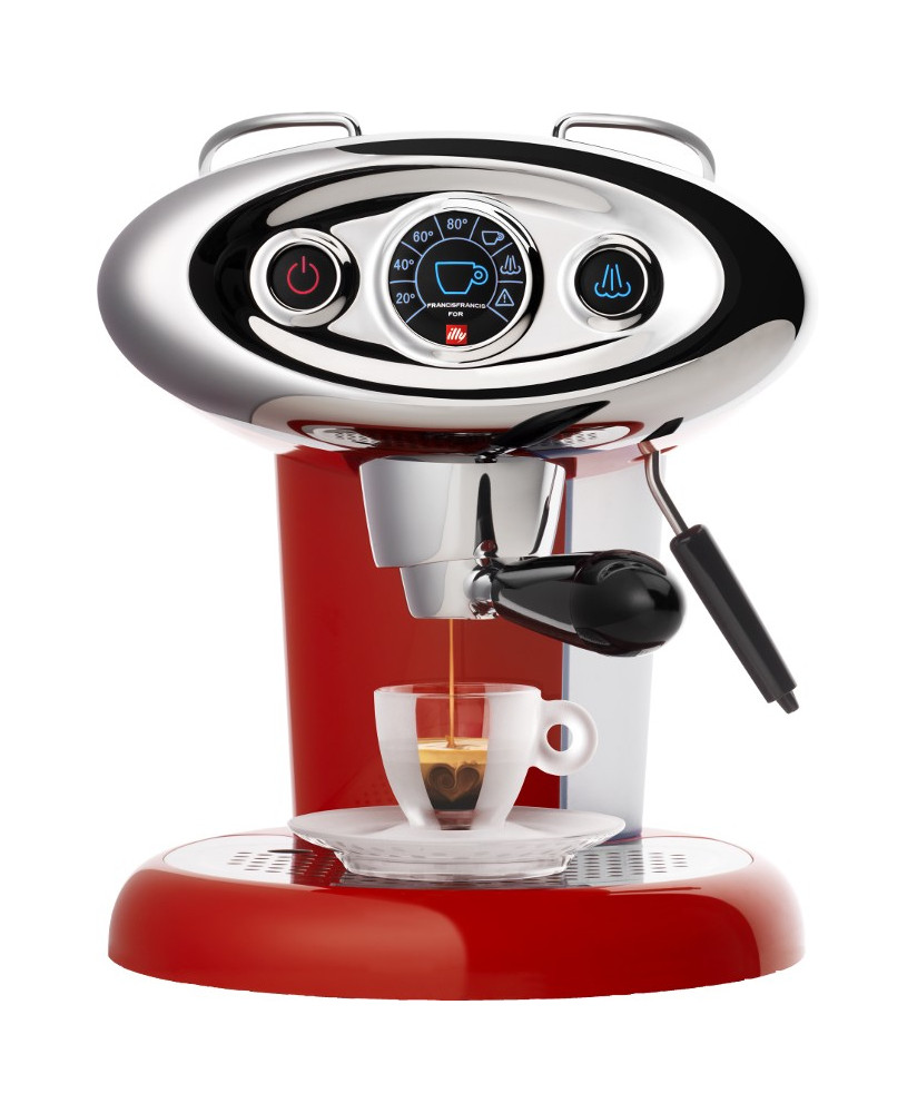 Vendita online macchina per caffè Illy farncisfrancis x7.1 Rossa metodo iperespresso miglior prezzo on-line capsule Illy
