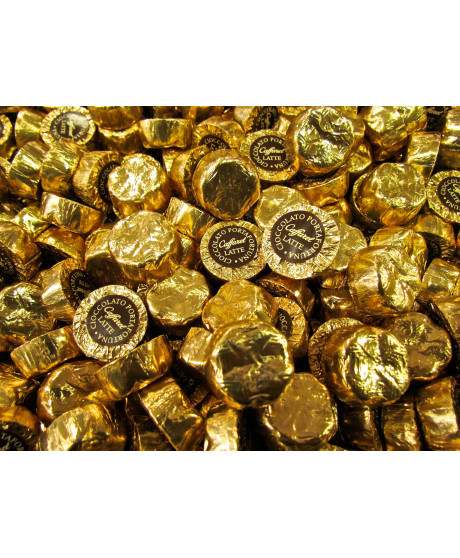 Vendita online cioccolatini Quadrifogli Caffarel di Torino a forma di quadrifoglio - Cioccolato al latte. Shop on line cioccolat