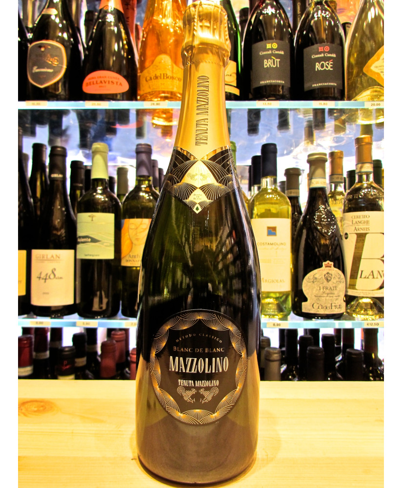 Vendita online vini della Tenuta Mazzolino, Mazzolino Brut Blanc de Blanc, miglior prezzo 100% chardonnay oltrepò pavese