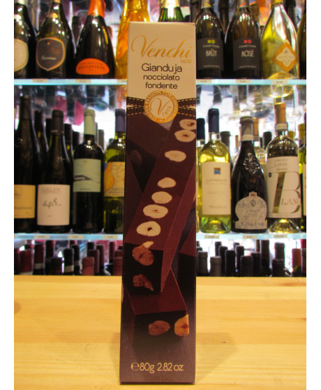 Online sales VENCHI gianduja chocolate bars with whole hazelnuts in Piedmont finger. Shop on line quality dark chocolate 'VENCHI