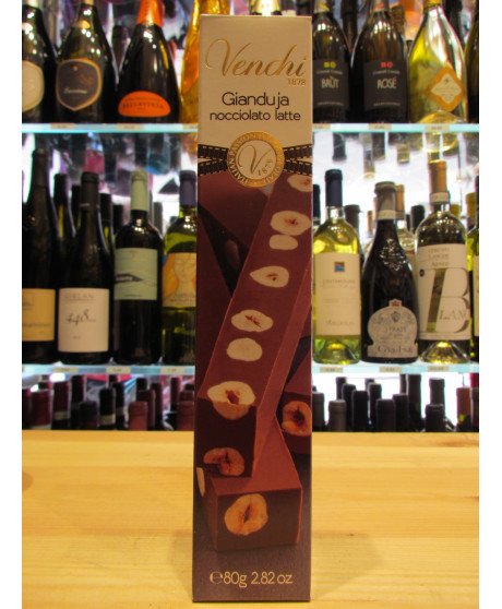 Vendita online Barrette di cioccolato Venchi Gianduja con nocciole piemonte IGP intere. Shop on line cioccolata al latte di qual