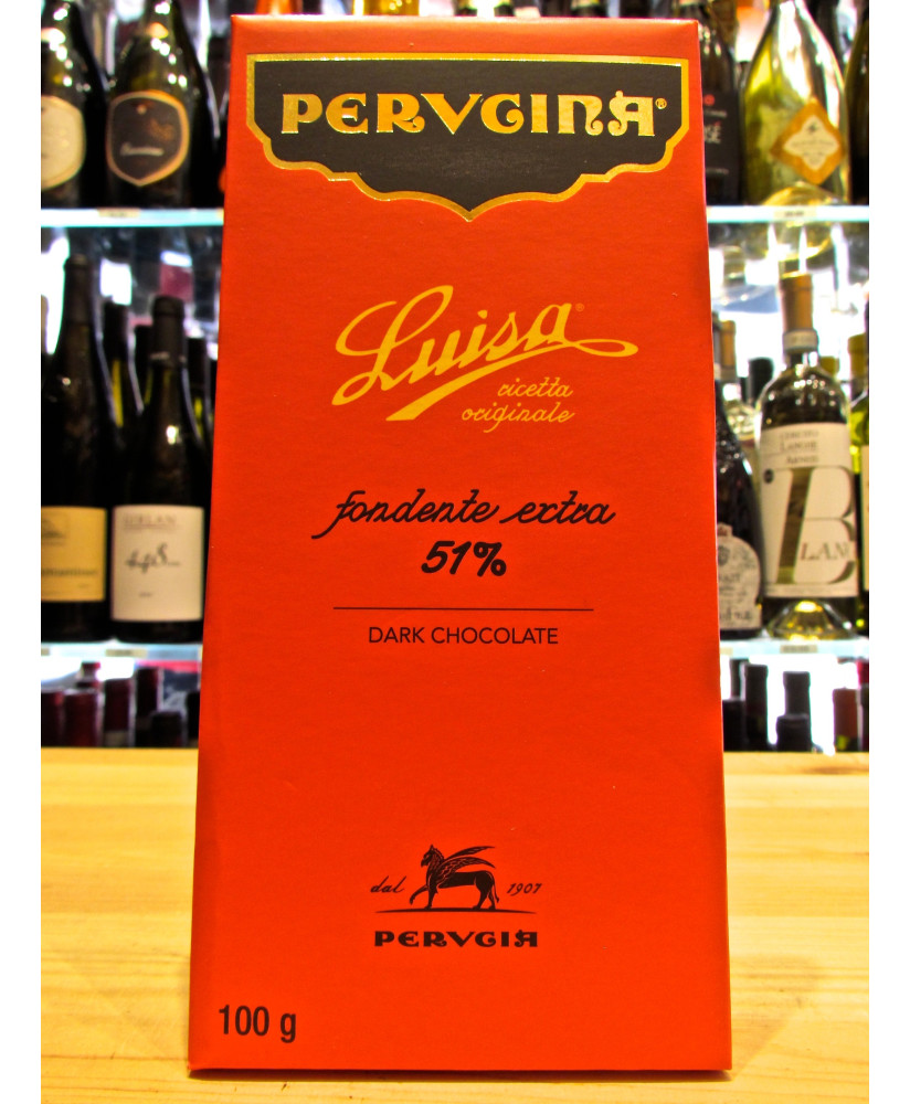 (6 BARS X 100g) Perugina - Extra Dark Chocolate - 51% Cocoa - 100g