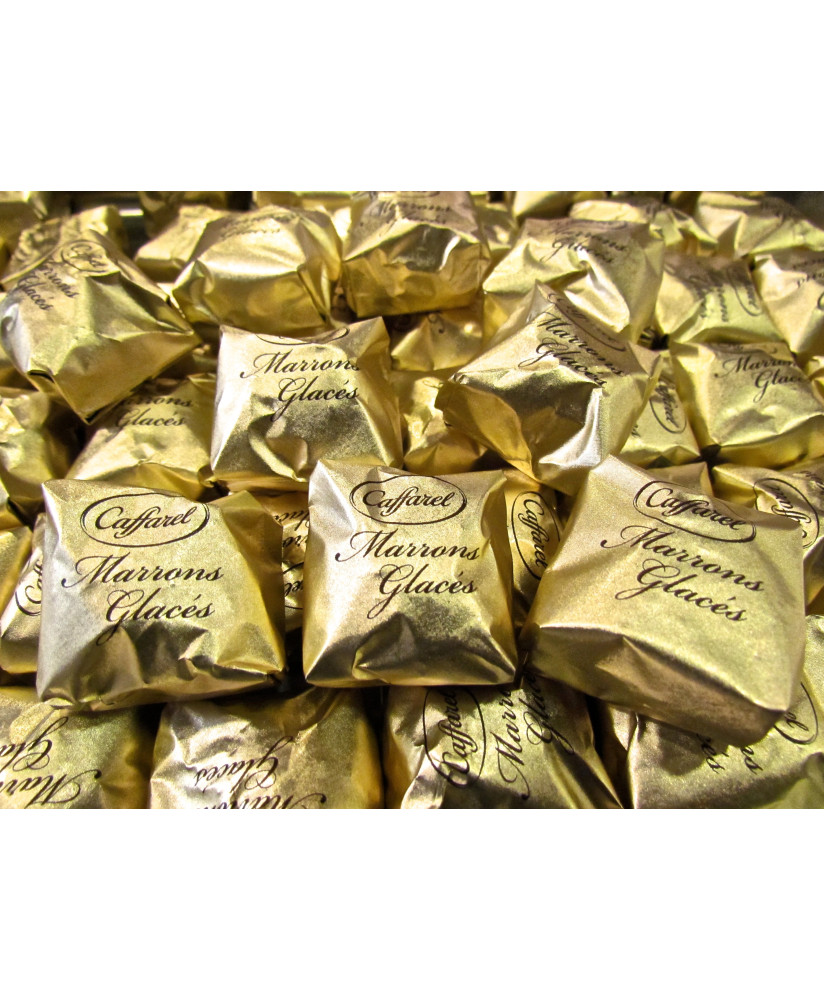Vendita online Marrons Glaces interi Caffarel sfusi. Miglior prezzo online marroni glassati Caffarel tradizione Piemontese