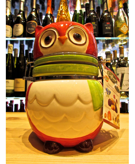 Italian chocolates Caffarel creamy filling. Shop online ceramic owl made in Italy Chocolate. Buy online, price, online sale