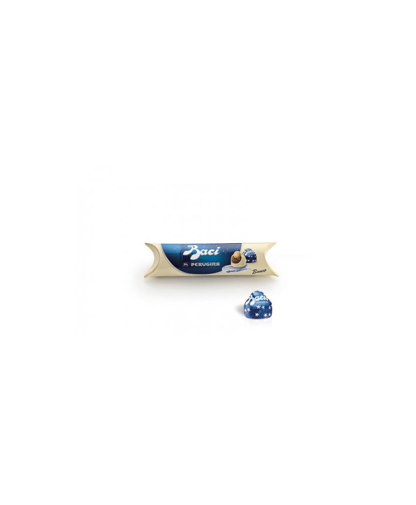 Bacio Bianco Perugina Tubo 3 pezzi, cioccolatini. Vendita online tubi Baci Perugina da regalo. Miglior prezzo 
