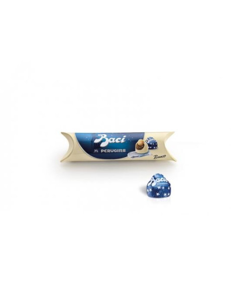 Bacio Bianco Perugina Tubo 3 pezzi, cioccolatini. Vendita online tubi Baci Perugina da regalo. Miglior prezzo 
