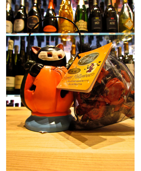 Italian Candy Caffarel orange jelly. Shop online halloween Lantern made in Italy. Buy online, price, online sale