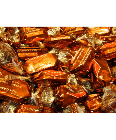 Online sales Torroncini Siciliani Condorelli Orange and Cinnamon. Shop on line italian soft nougats. Best price