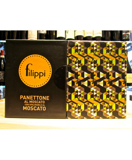 Vendita online panettone Filippi al vino Moscato - Bollicine. Shop on line panettoni artigianali della pasticceria Filippi, prod