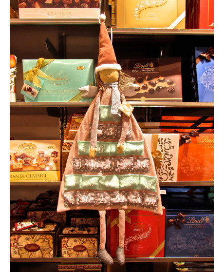 Online sales Advent Calendar Flamigni Wooden sledge-shaped boxes in the drawer. Online shop wooden advent calendars at the best 