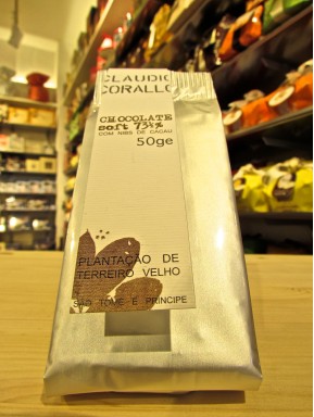 (3 BARS X 50g) Claudio Corallo - Dark Chocolate 73% with nibs