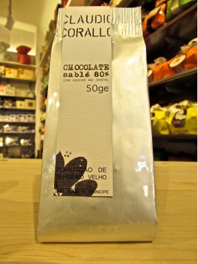 Claudio Corallo - Dark Chocolate 80% with sugar crystals - 50g