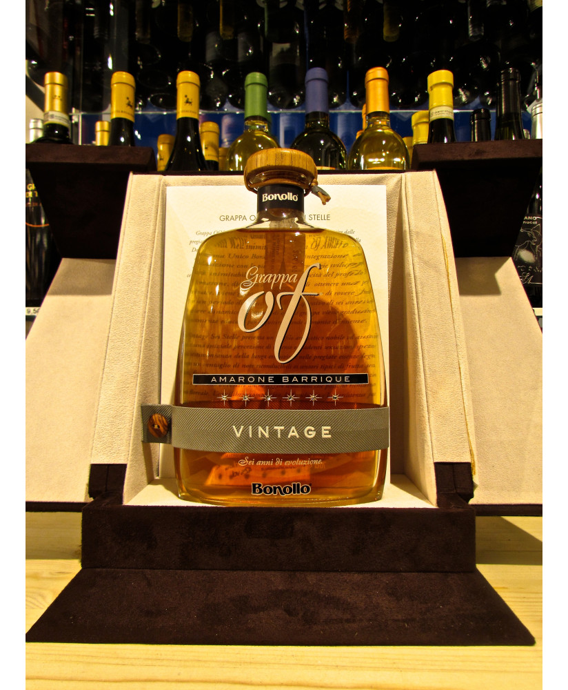Vendita grappa Bonollo Of Vintage Sei Stelle miglior prezzo qualità online shop negozio distilleria Veneta, Cofanetto